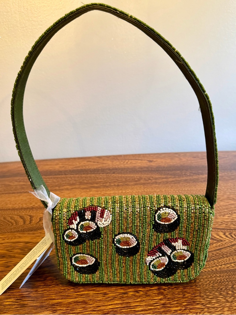 Viral Hand Beaded Sushi Shoulder Bag